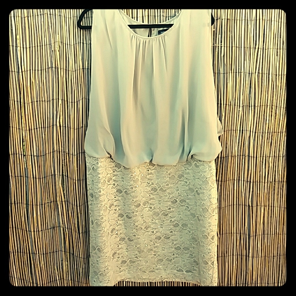 R&M Richards Champagne dress